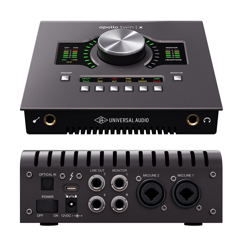 【叉烧网】ua apollo twin x x4 mkii 专业声卡接口 dsp 内录