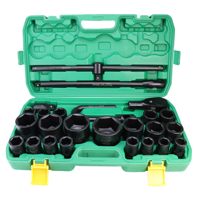 汽修大型12角六角扳手套头中风套装工具套筒气动套筒