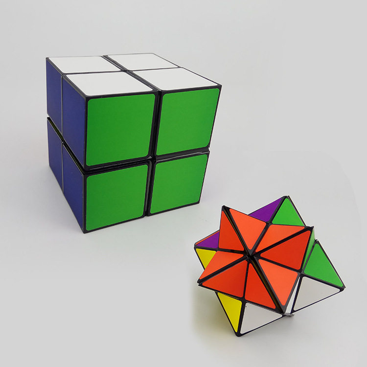 多彩新款14岁魔变利智无限方块变形手指成人魔方