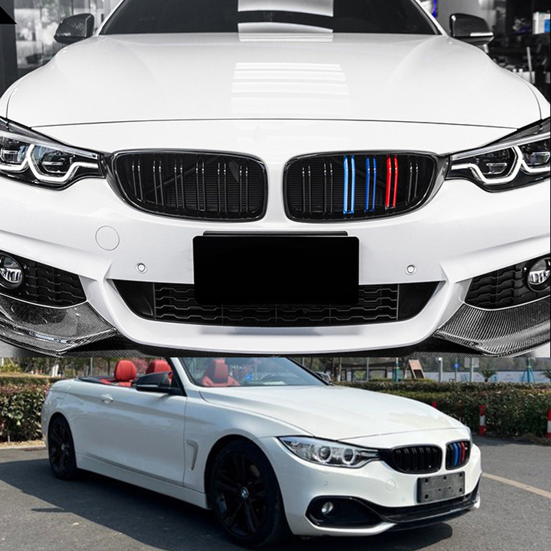 适装宝马改装m4中网f36f32碳纤425i黑武士f82f83中网