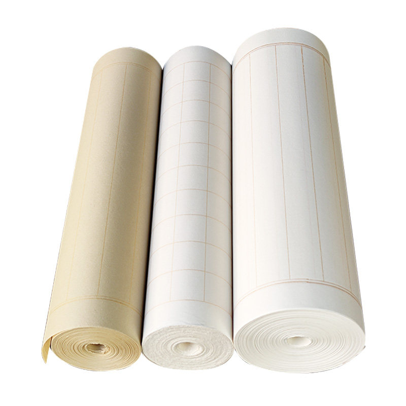 小楷书法半生专用卷纸格子长卷加厚竖格方格宣纸