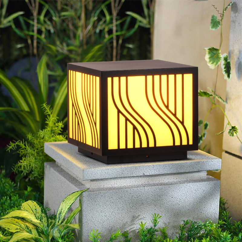 柱头头灯户外防水柱子现代简约公园景观草坪灯别墅景观庭院灯饰