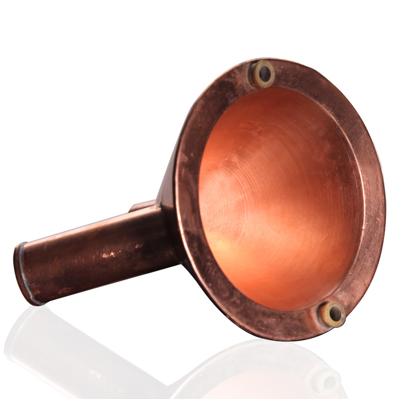 漏斗纯铜保温加热双层热熔75mm100mm实验室漏斗