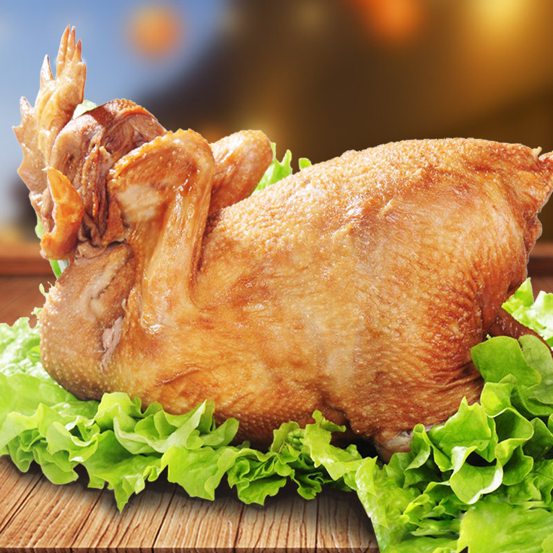 五井扒鸡德州清真烧鸡鸡肉零食山东鸡肉零食