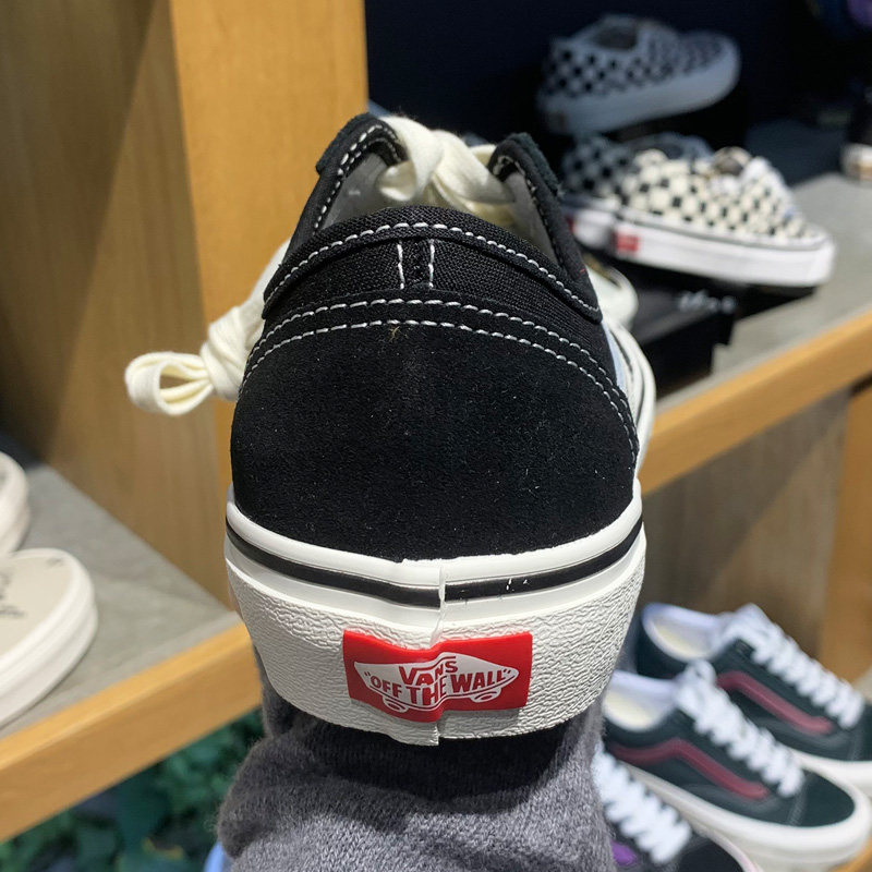 vans范斯style36sf低帮黑色白色情侣休闲帆布帆布鞋