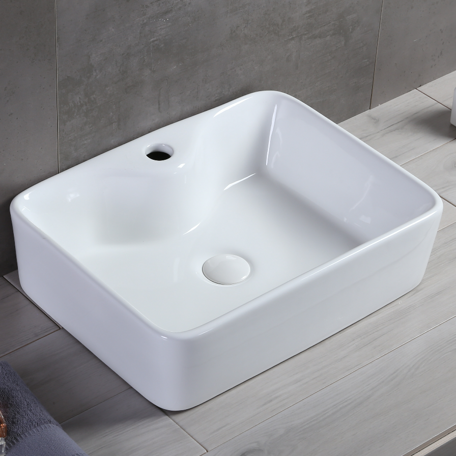 陶瓷洗手盆圆形台上盆方形洗脸盆艺术盆家用台盆简约洗面盆洗漱盆