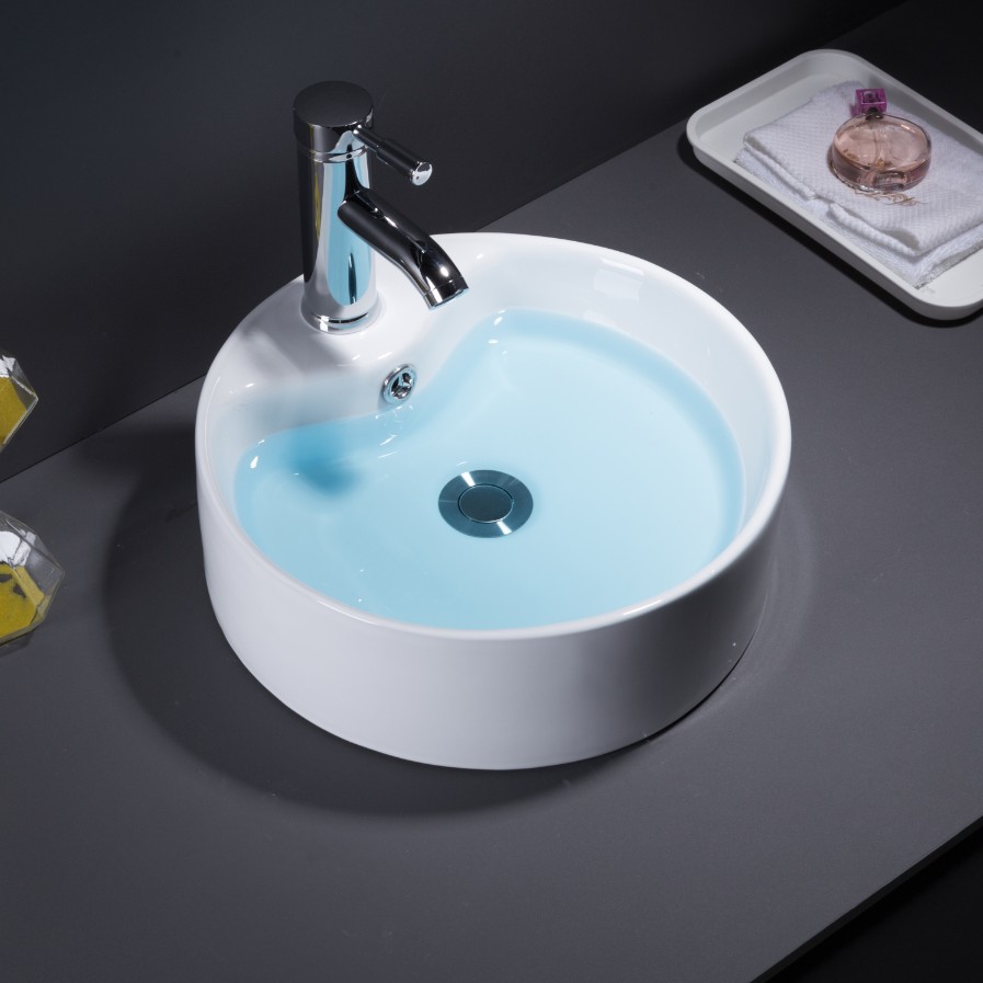 陶瓷洗手盆圆形台上盆方形洗脸盆艺术盆欧式洗漱盆家用台盆洗面盆