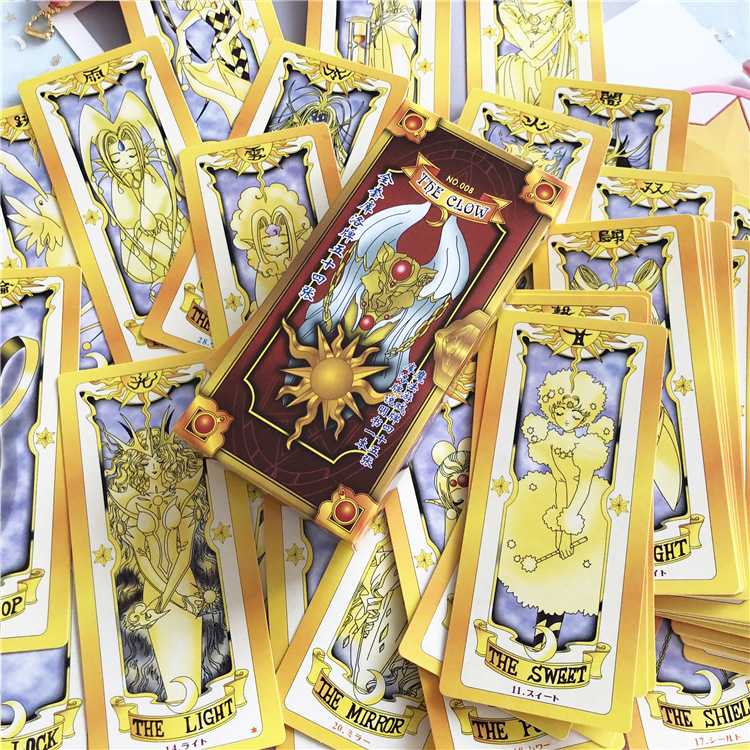 魔卡少女樱库洛牌小樱卡牌百变变小塔罗动漫周边桌游