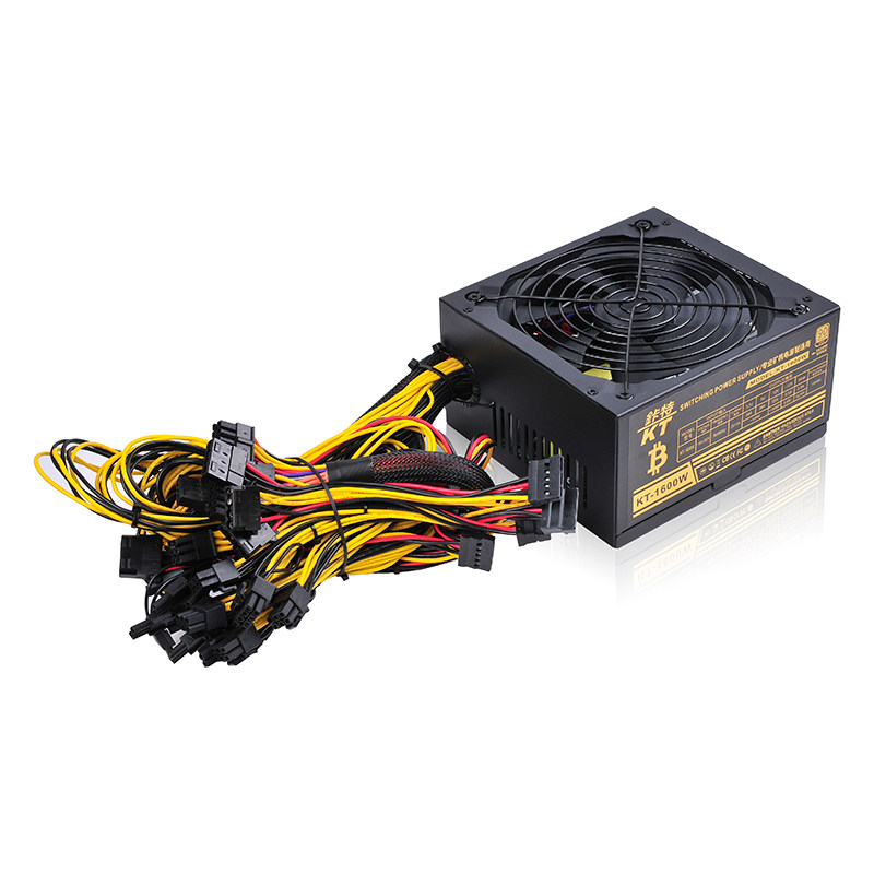 电源全新1800w服务器主动式1600w显卡电脑金牌宽幅电源