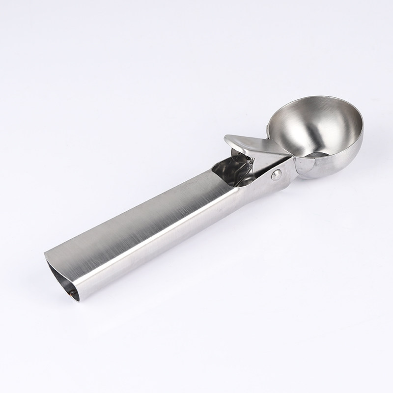 可弹式挖球器挖水果球勺子不锈钢雪糕勺西瓜冰激凌冰淇淋球挖勺器