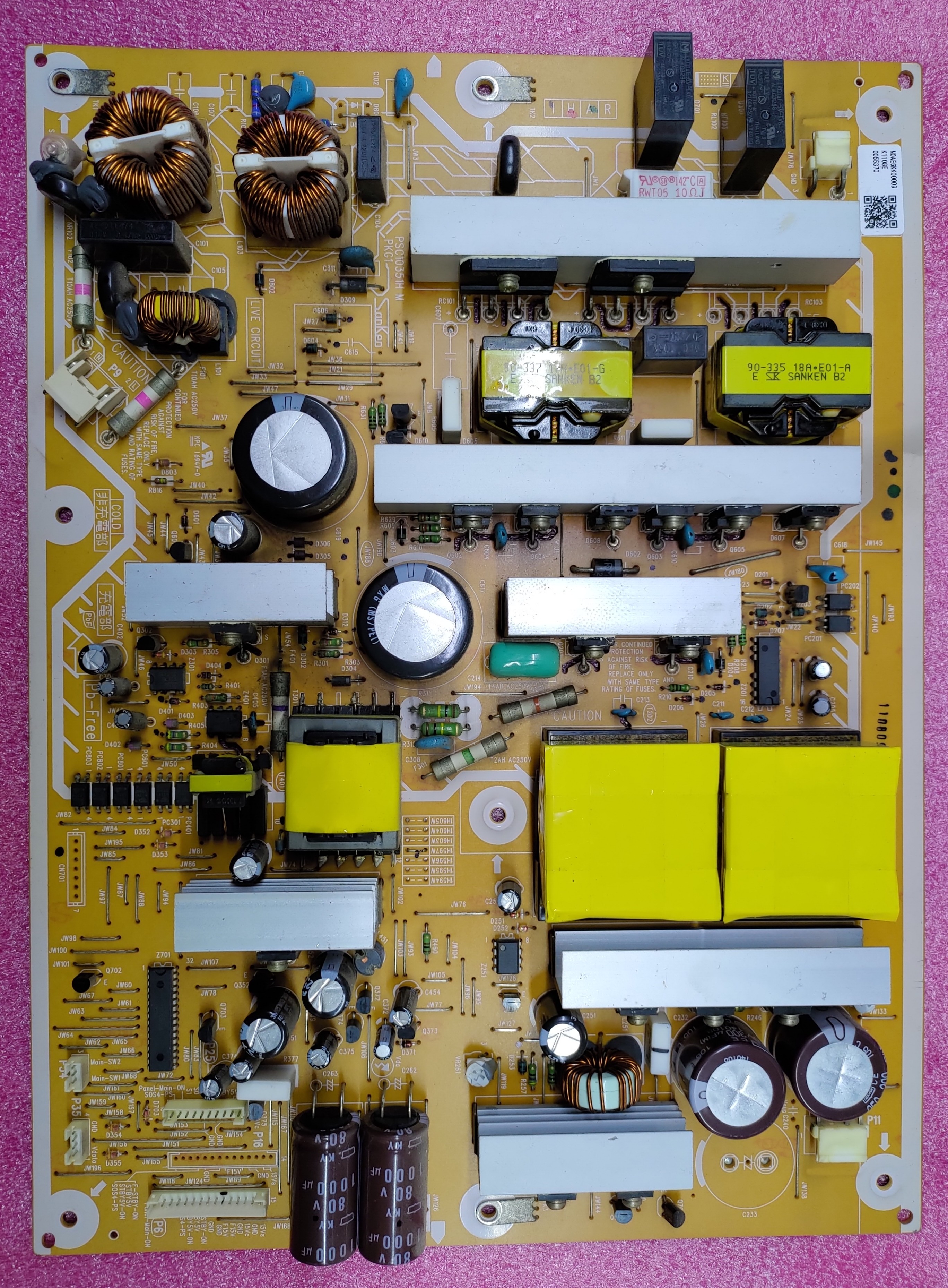 原装松下th-p46ut30c电源psc10351hn0ae6kk00009pcb电路板