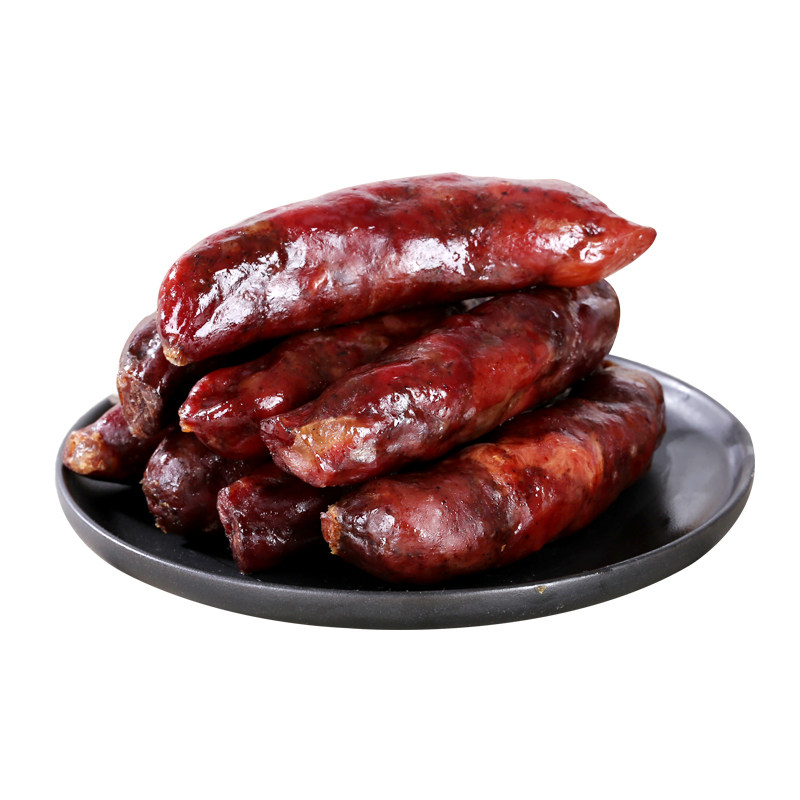 国泰山东潍坊风干香肠纯肉全即食瘦肉腊肠咸味特产250g*2袋包邮