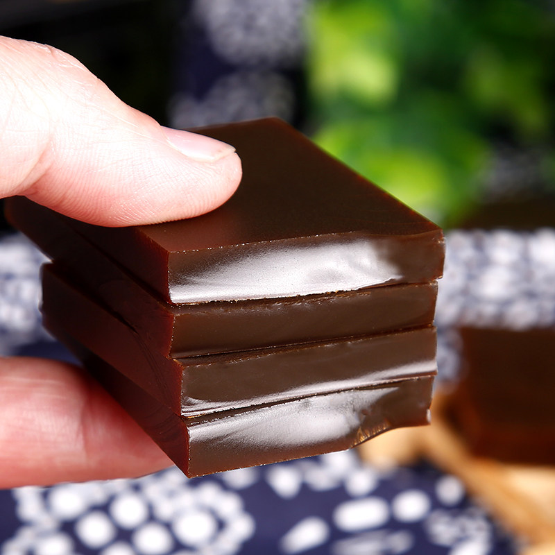 山东东阿纯驴皮阿胶原块正品阿胶块散装阿胶片阿娇阿胶糕原材料