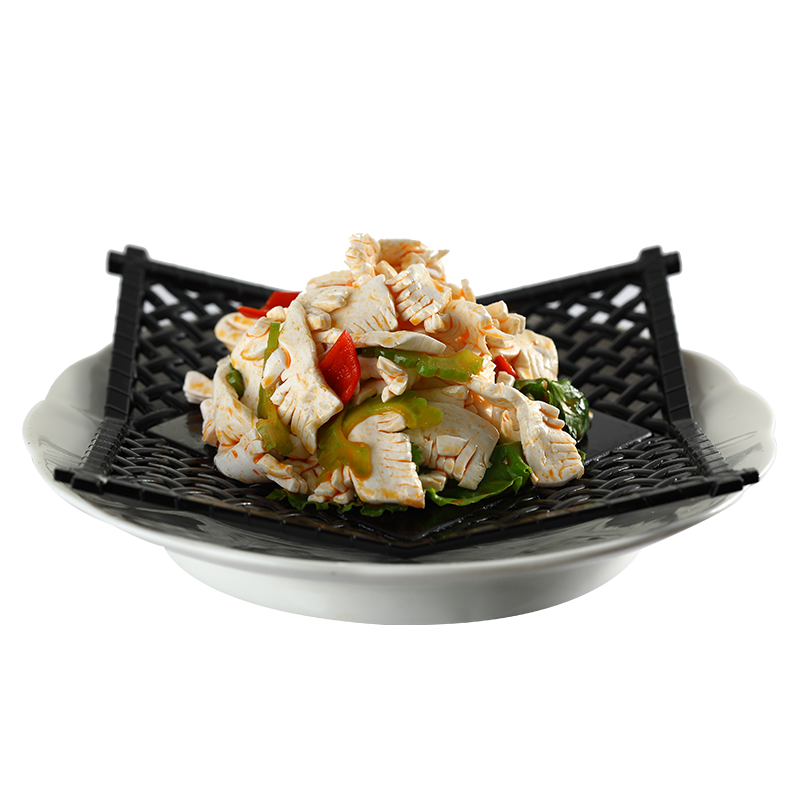 素腰片 齐善素食魔芋制品佛家素肉凉拌热炒火锅烫菜仿荤素菜斋菜