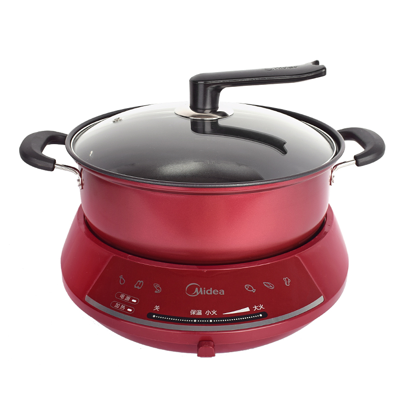 midea/美的mc-dhy28 电火锅 电热锅多功能家用火锅锅分体式电炒锅