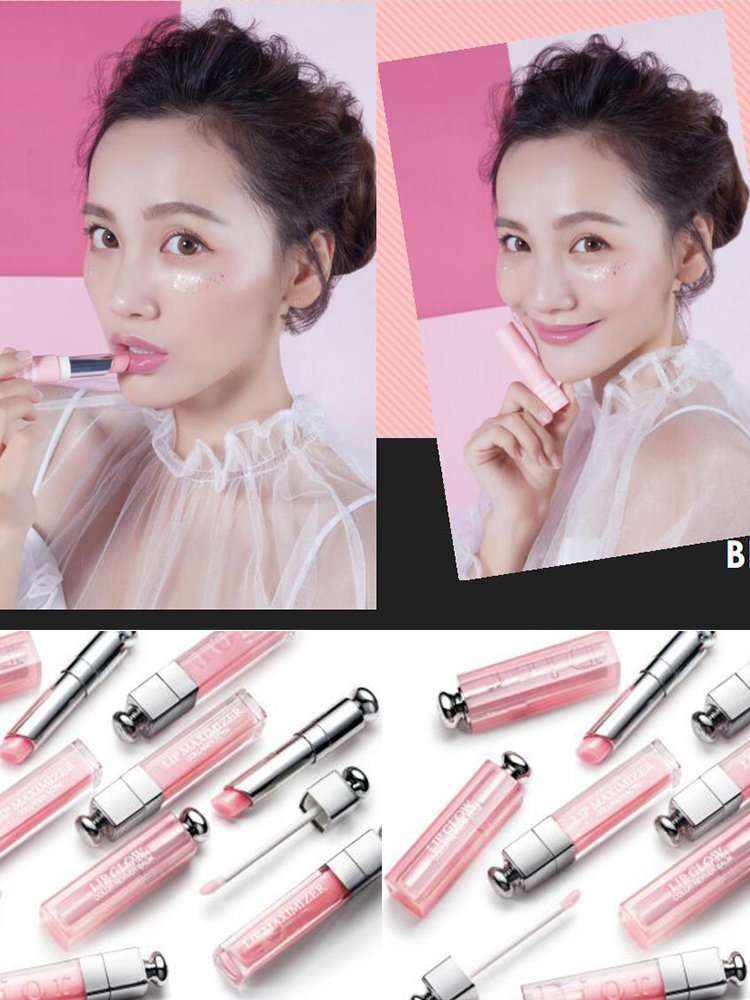 专柜正品limi里美花漾幻彩美容唇膏3g变色润唇膏