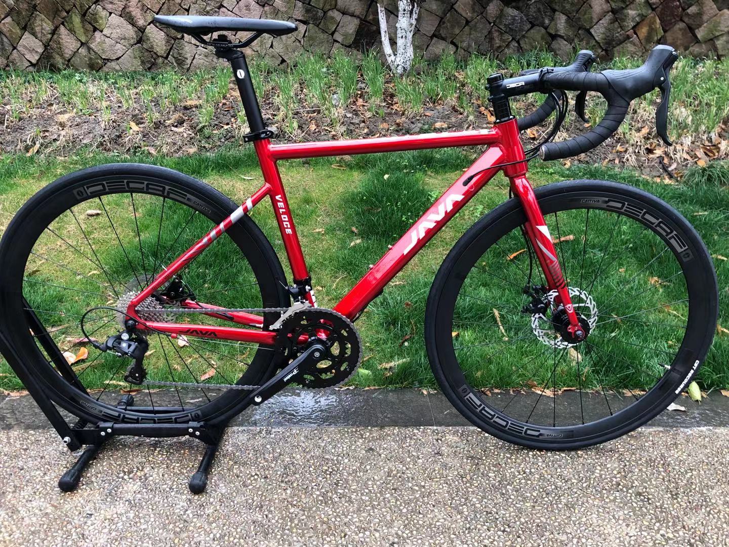 21款java佳沃veloce2d洛克速碟铝合金入门级公路弯