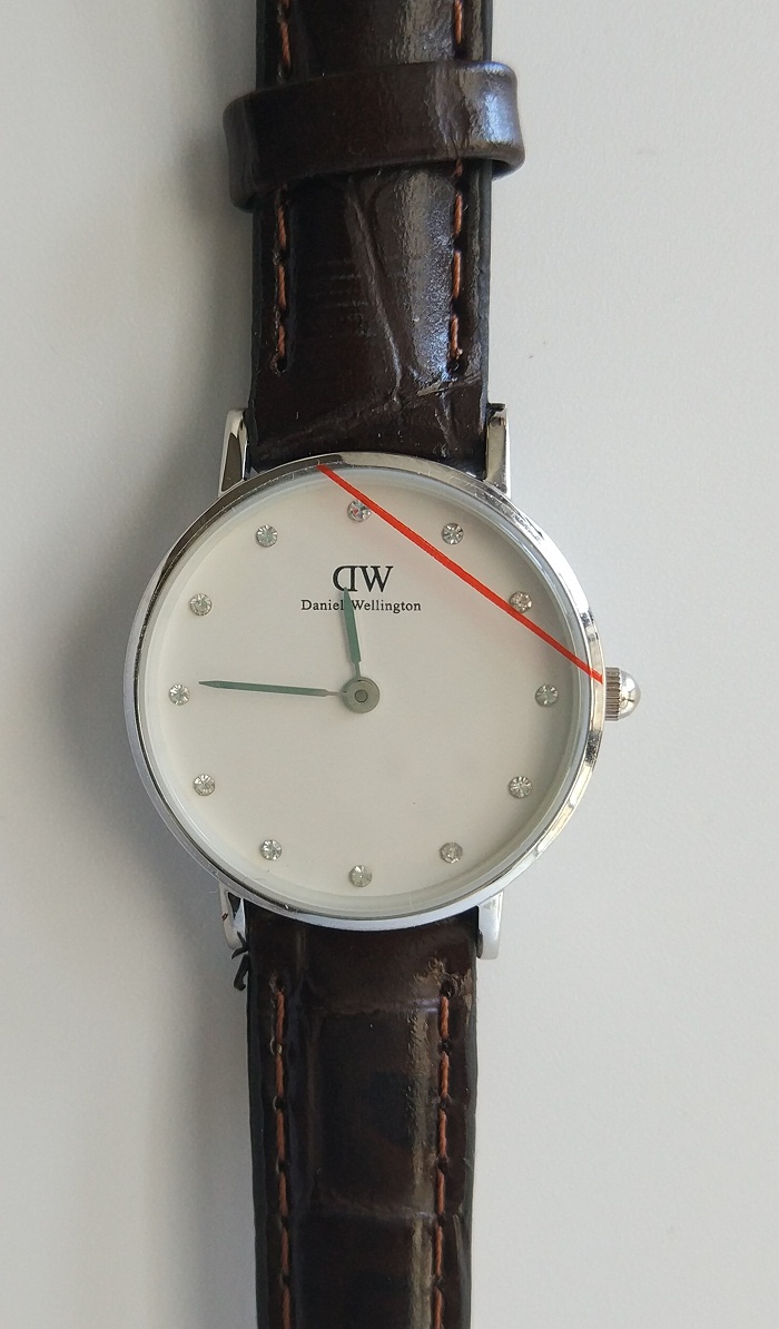 瑞士代购等我dw手表26mm带纹表带欧美腕表