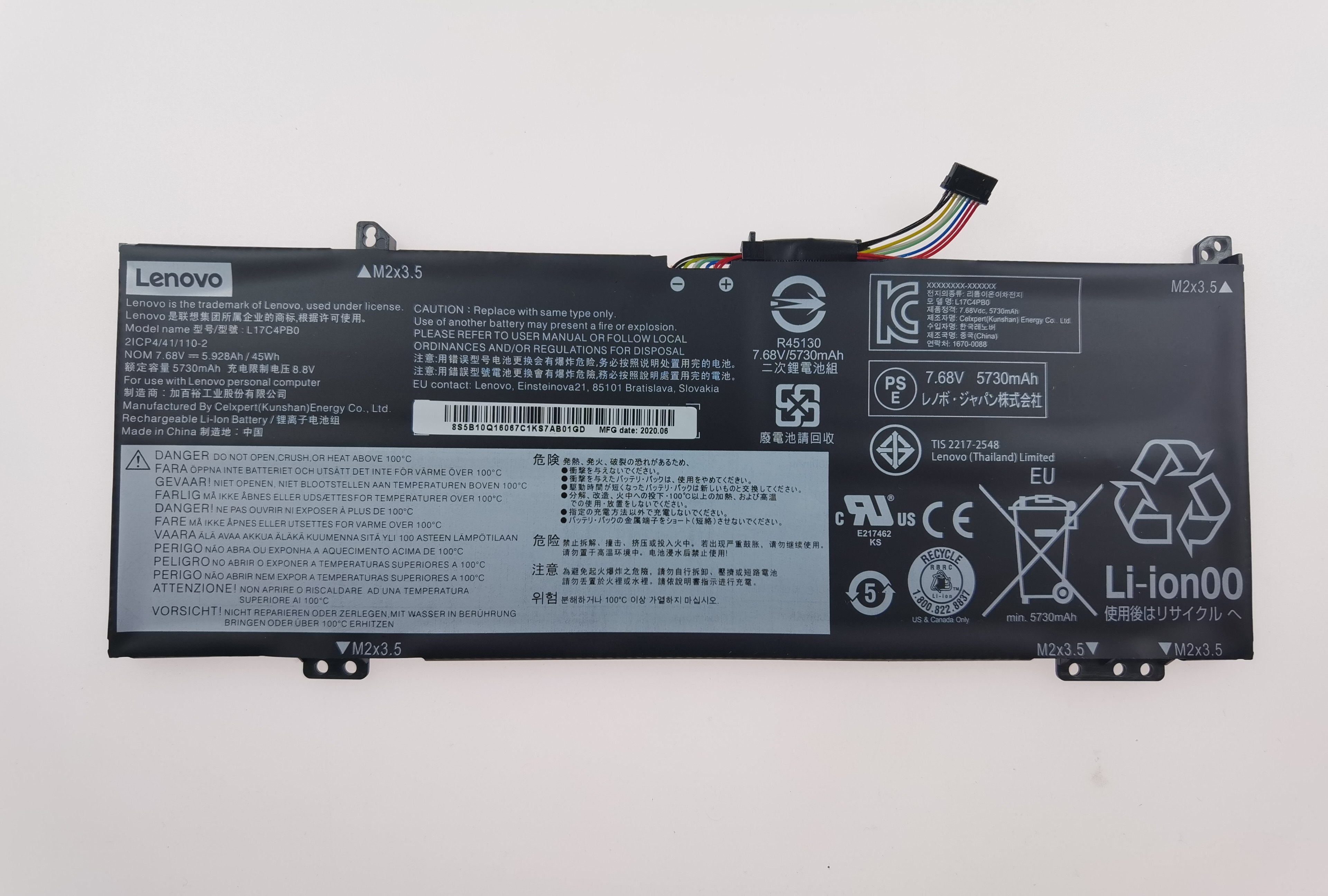 适用联想小新air14ikbr15ikbr14arr15arrl17c4pb2d330笔记本电池