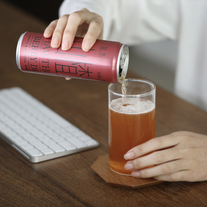 山楂南食基本解腻神器碳酸氮气饮料无添加310ml纯果蔬汁