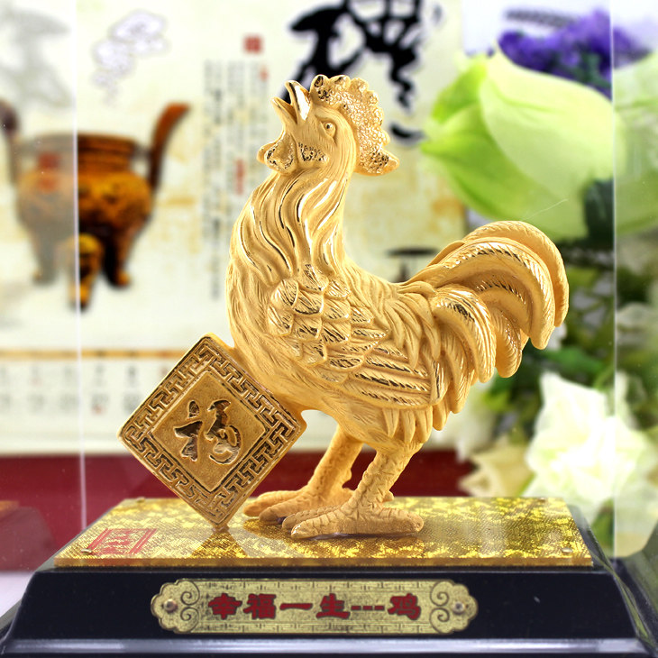 礼品沙金生肖摆件生日礼物客厅工艺摆设创意摆件