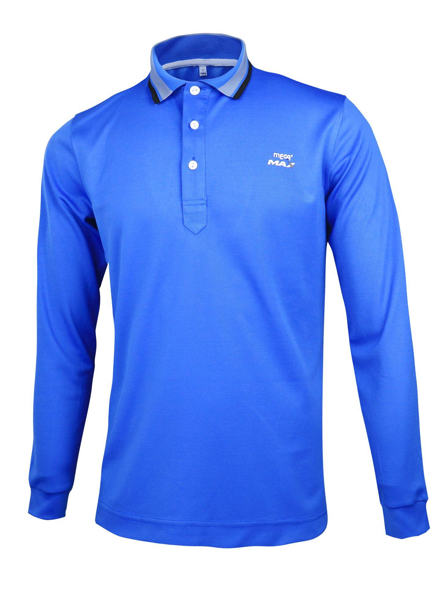 高尔夫2017mega男士长袖服装秋冬冬装翻领polo高尔夫服装