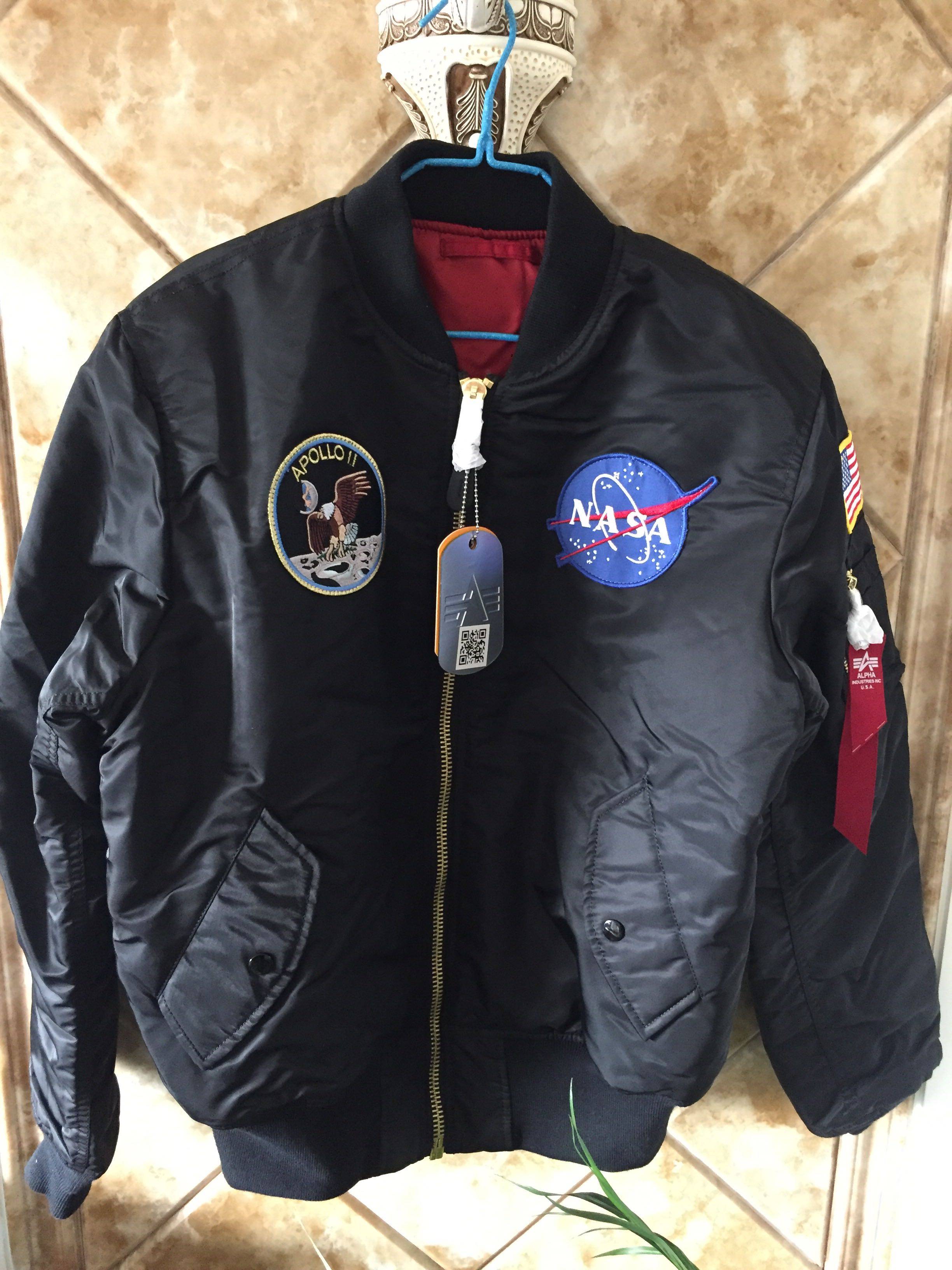 空军夹克美国经典ma1nasa阿波罗登月正品总署夹克