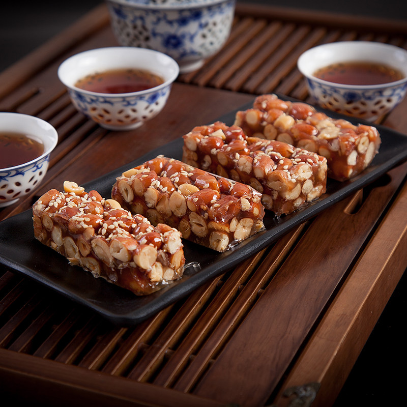 潮汕特产 正宗花生南糖普宁豆仁闻茶点小吃零食酥糖饼食年货手信 - 购