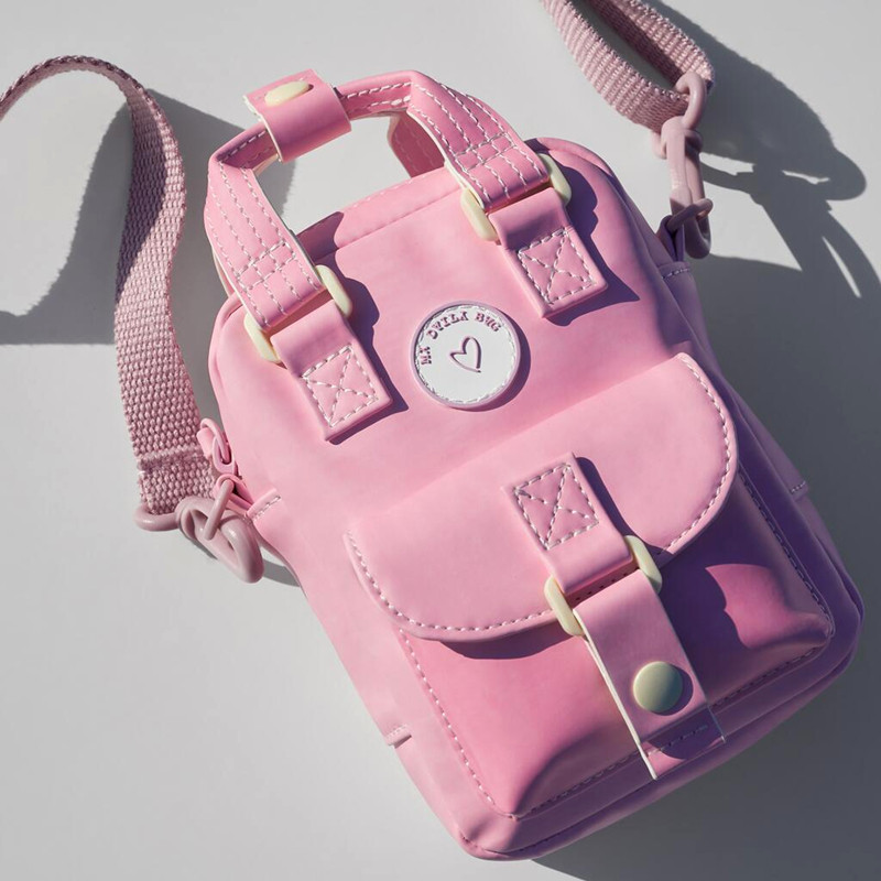 2021新款zara女包童包光致变色包迷你斜挎包甜甜圈单肩包手机小包