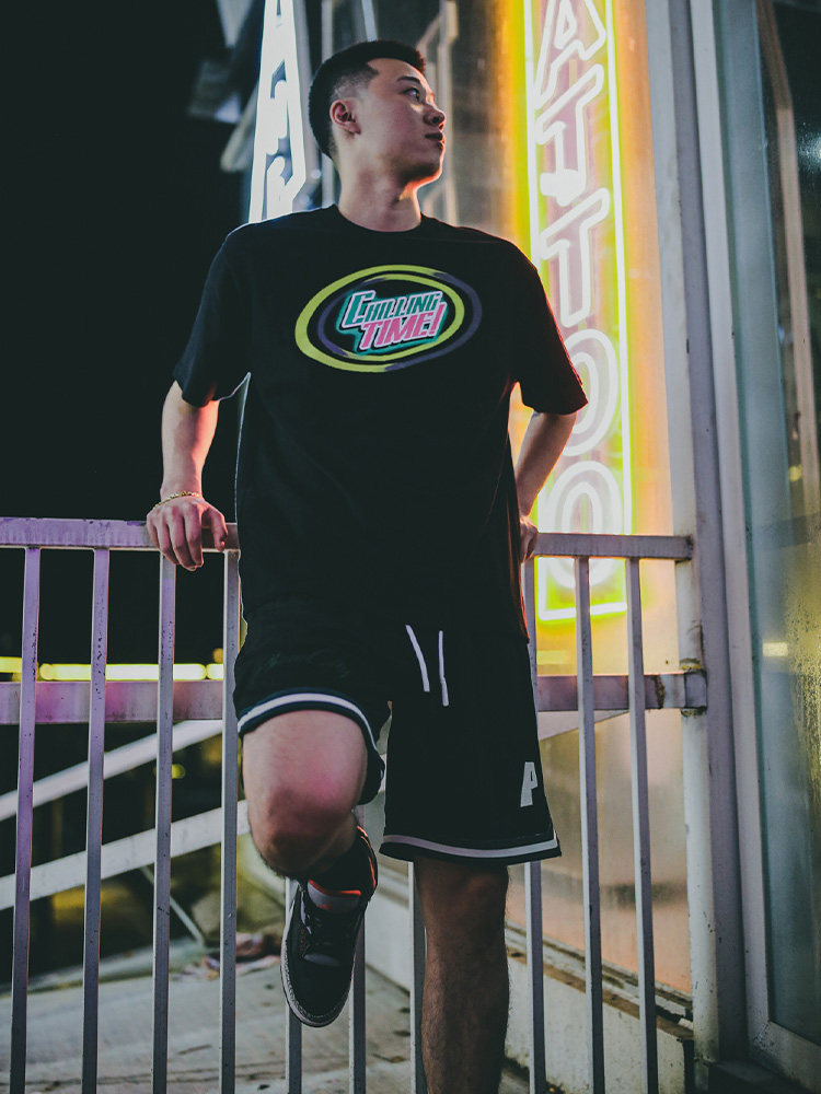 phew美式嘻哈街舞潮牌篮球运动网眼透气短裤休闲裤