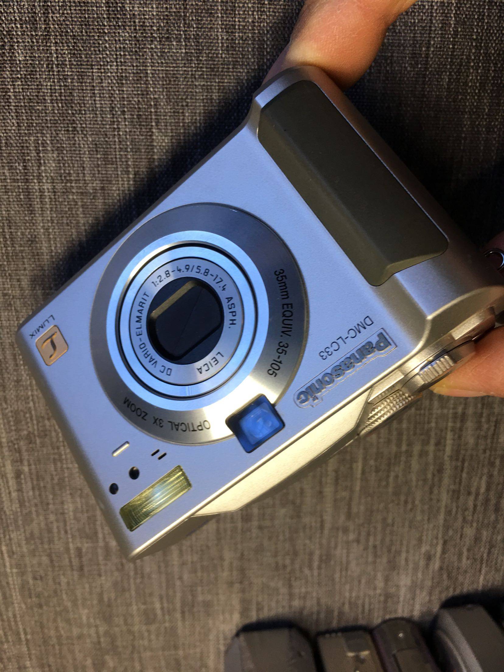 松下dmclc33数码卡片ccd相机使用5号电池成像旁轴相机