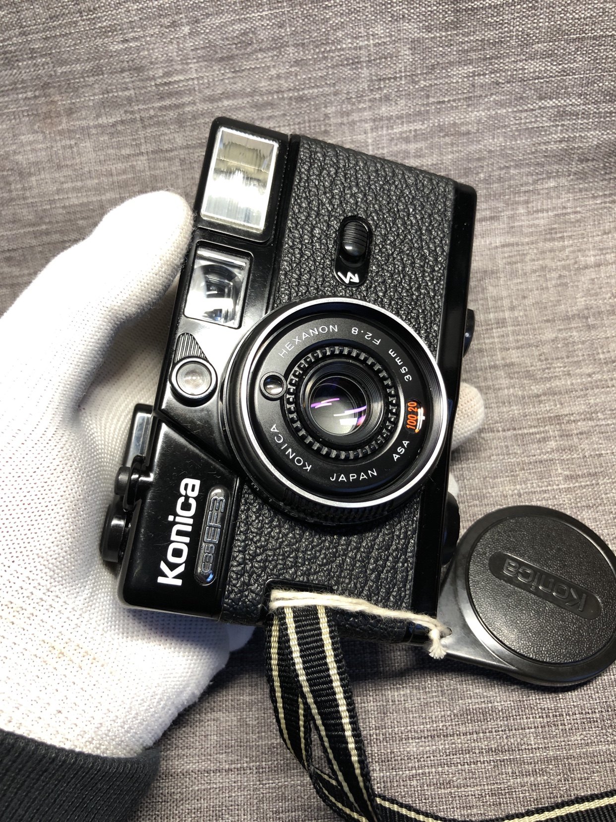 konica柯尼卡c35ef3日产原厂胶卷胶片菲林中古复古旁轴相机