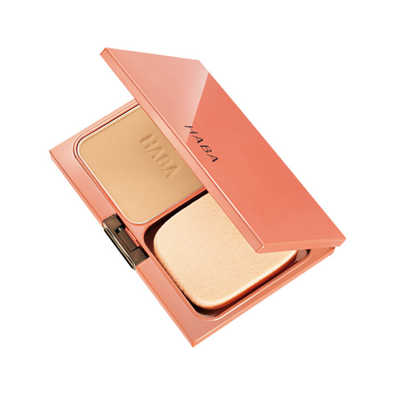 haba日本直邮防晒保湿不脱亮彩柔光矿物质粉饼粉饼