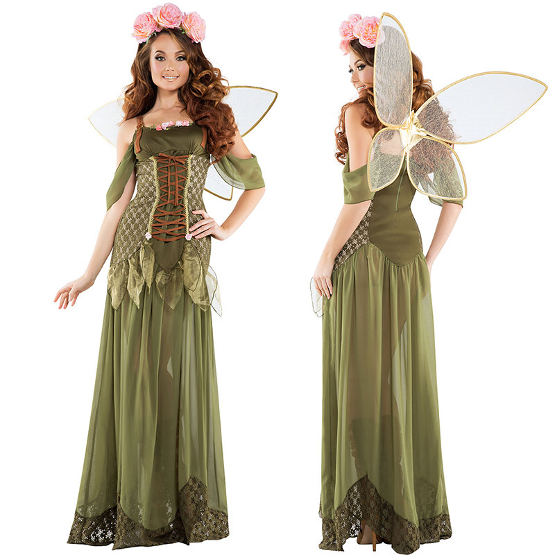 服装年会成人化妆舞会蝴蝶蜜蜂精灵花仙子服饰
