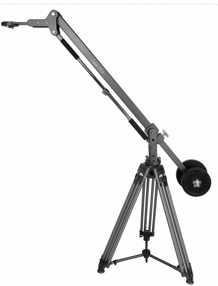 伟峰9117影视小摇臂专业广播级摄像机手动小摇臂 三脚架 配重套装