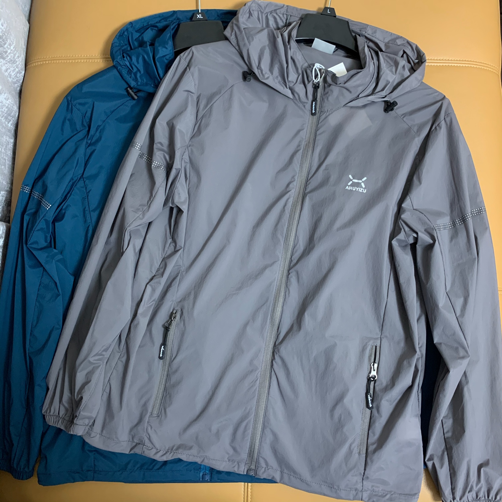 久等了～外贸0单夏新款男轻薄透气防晒服防紫外线皮肤衣运动上衣