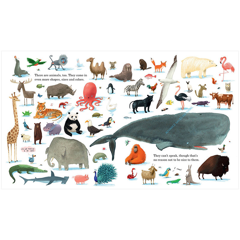 绘本精装版hereweare大师oliverjeffers我们在这里儿童读物原版书