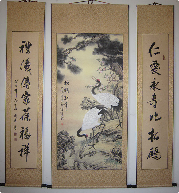 现代中式客厅中堂画挂画农村堂屋山水画大气靠山国画