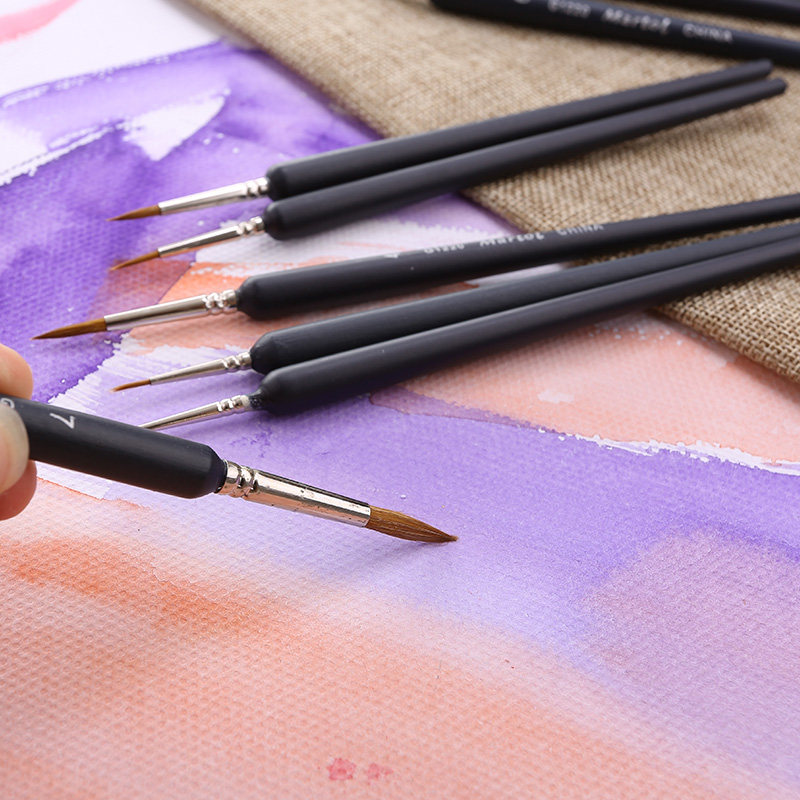 马利狼毫勾线笔g1220描线笔粗笔杆手绘水粉油画苗笔水彩画笔单支