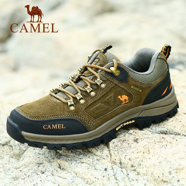 Camel men's shoes spring hiking shoes cowhide shoes shock absorption men's off-road outdoor sports shoes non-slip hiking shoes men Camel men's shoes spring hiking shoes cowhide shoes shock absorption men's off-road outdoor sports shoes non-slip hiking shoes men