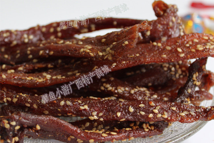 猪肉特产肉条吃香小吃零食成达宜州广西包邮猪肉类