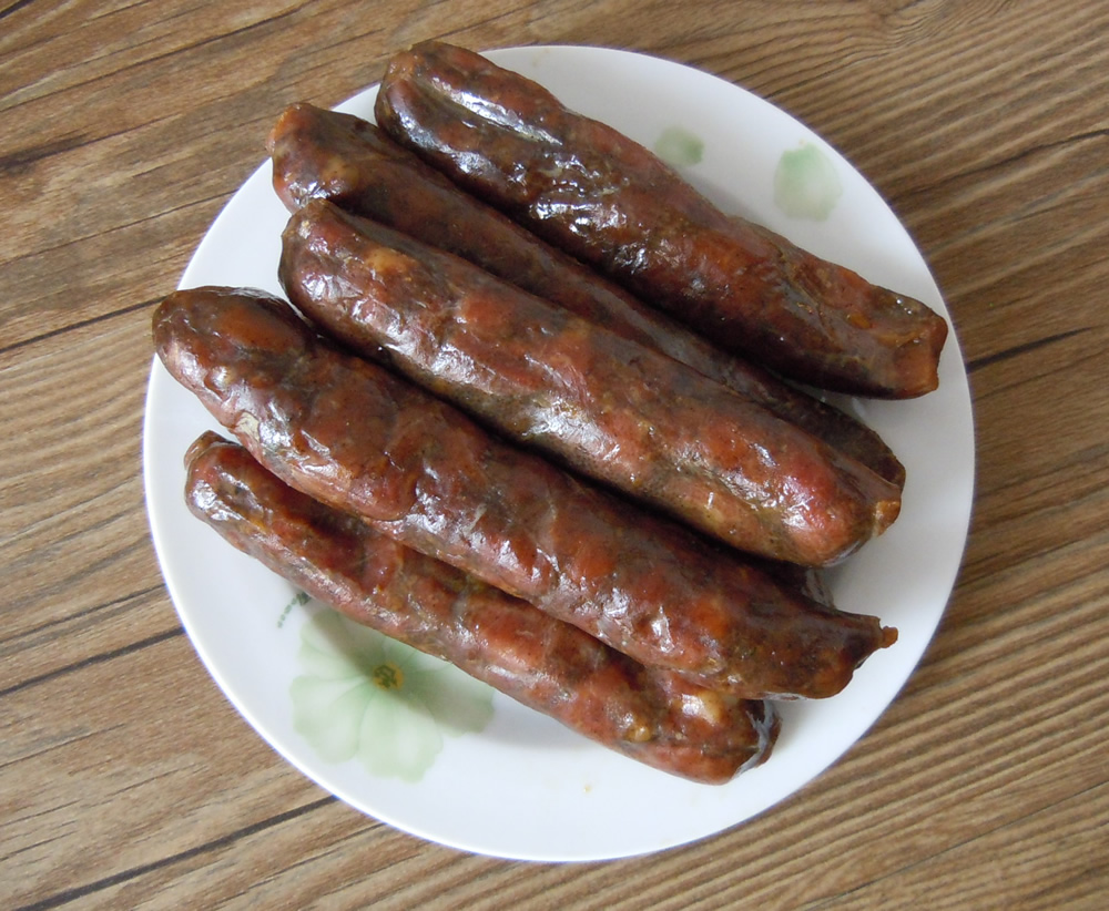 香肠正宗山东潍坊安丘特产景祥风干腊肠农家香肠