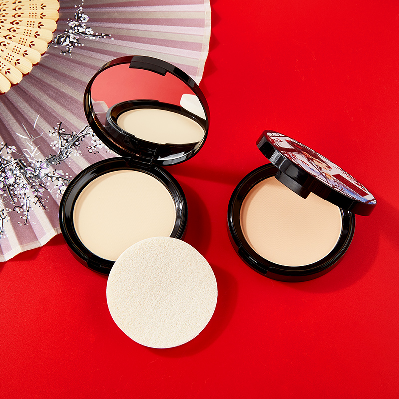 国货故宫粉饼持久定妆清爽控油修颜修容遮瑕粉饼