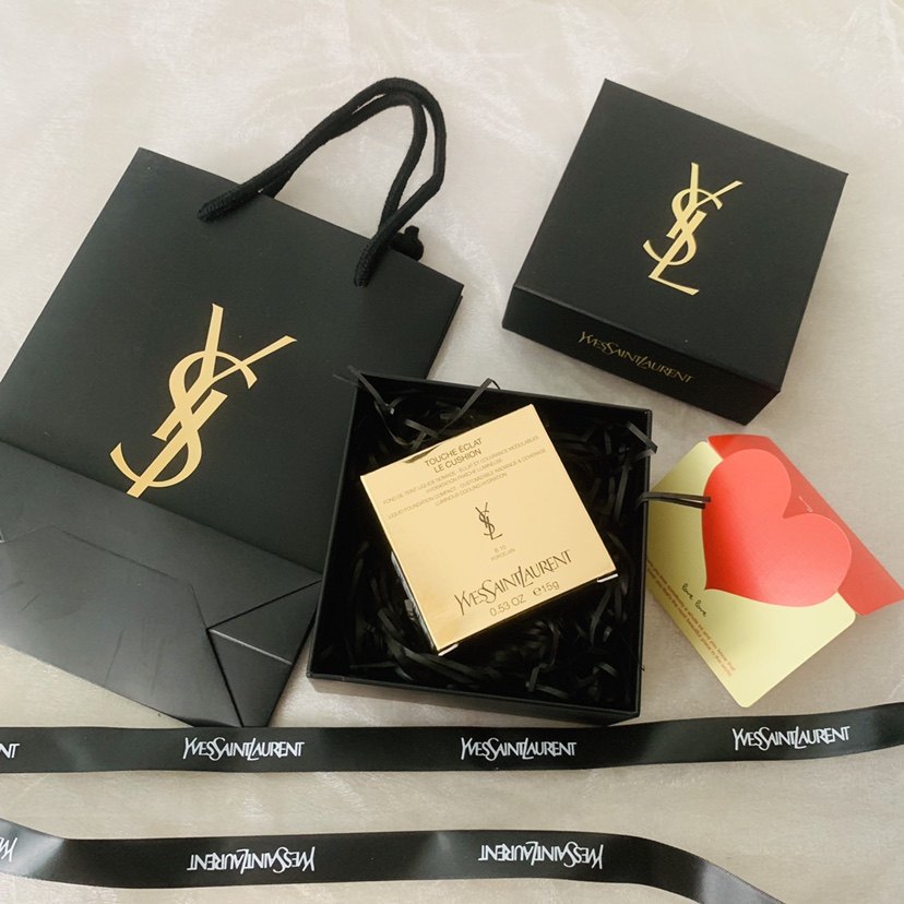 杨树林ysl口红气垫唇膏香水散粉礼品盒手提袋包装盒子礼品袋包装