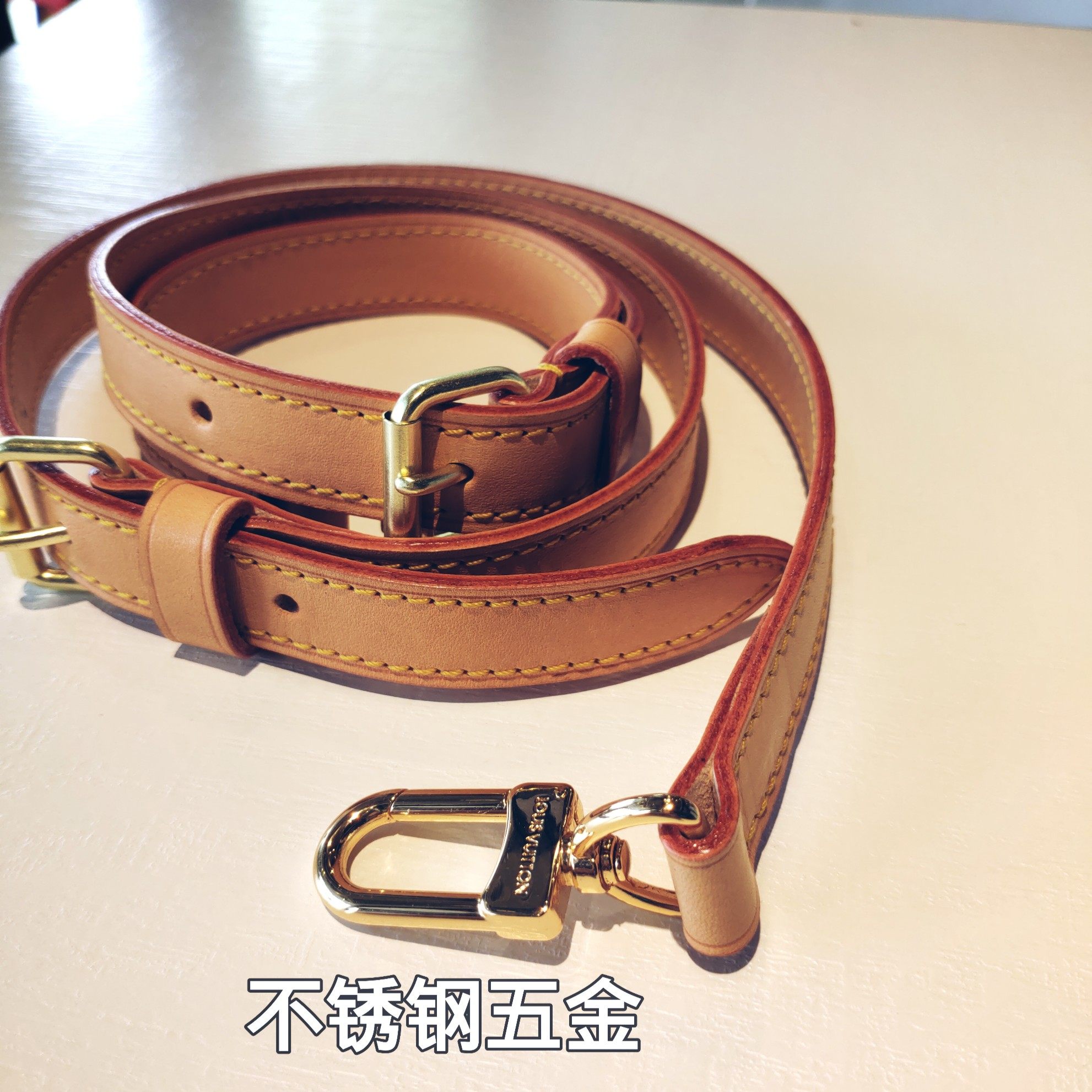 适用女包老花替换斜挎带子包带子lv水桶配件包带