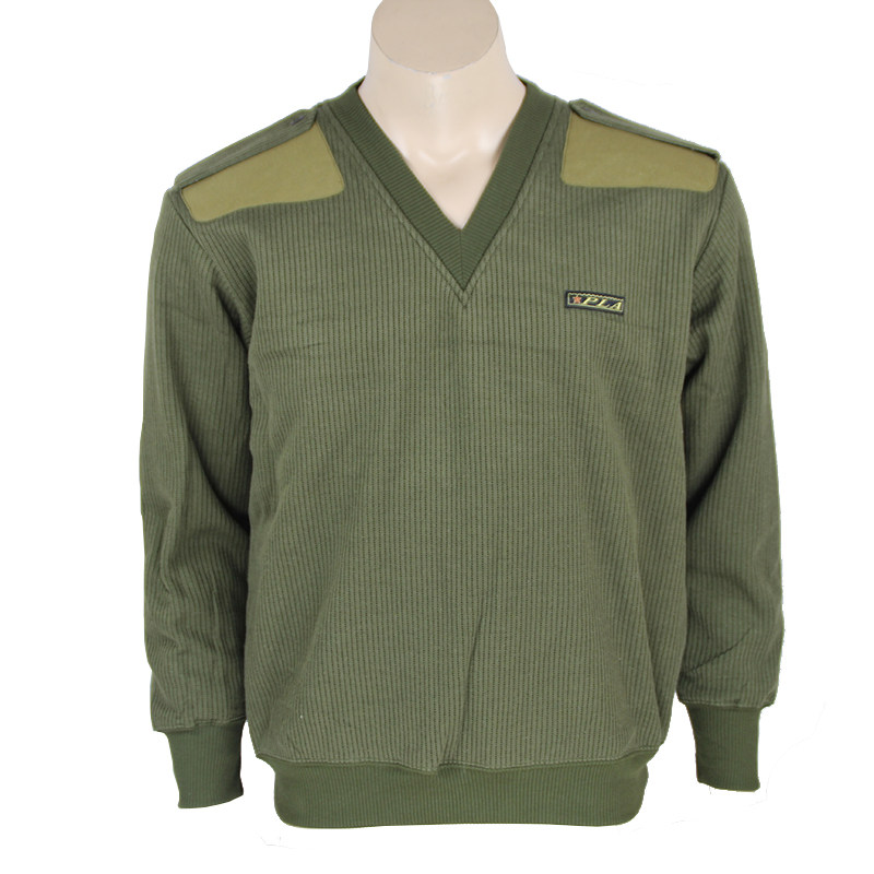 绒衣鸡心男士长袖陆长袖军绿加厚防寒保暖冬季保暖棉衣裤套装