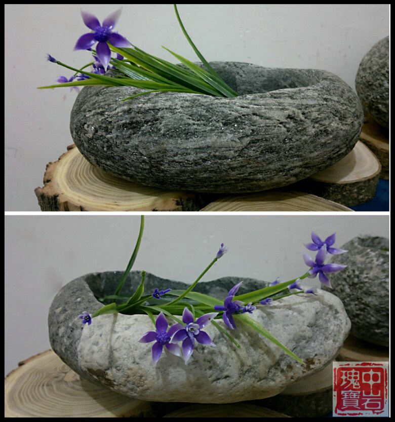 特大号创意鹅卵石多肉盆栽菖蒲花盆