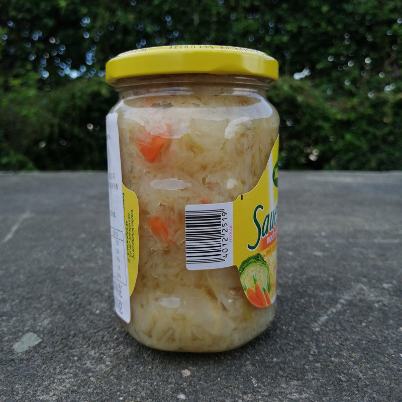 德国冠利酸菜350g腌制泡菜酸椰德式西餐沙拉腌制