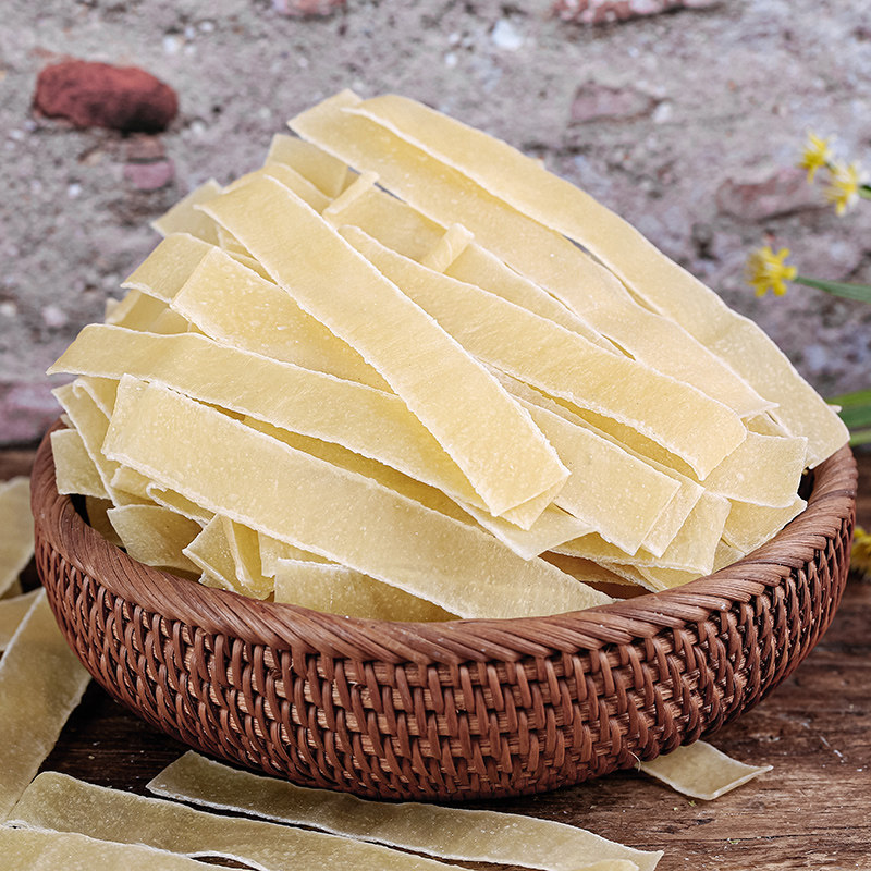 干凉皮面皮儿免煮速食山东菏泽特产小吃凉拌干货粉条粉丝