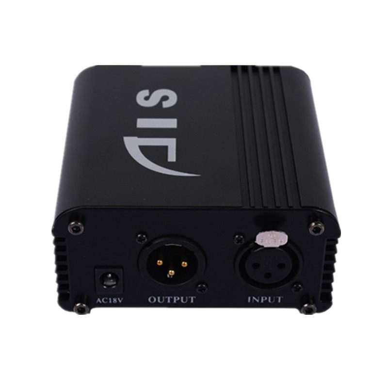 艾声asi s001电容麦话筒专用48v供电器 幻象电源动圈麦适配器电源